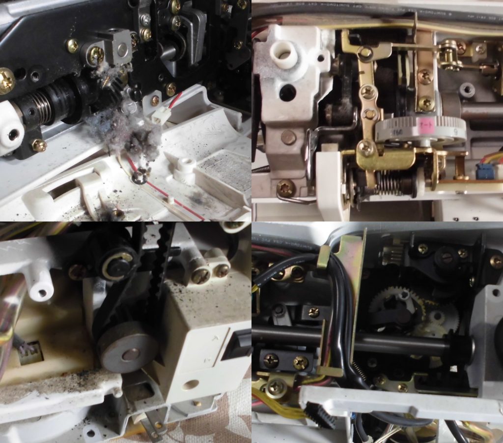 SECIO8210の分解オーバーホールメンテナンス修理|ジャノメミシン