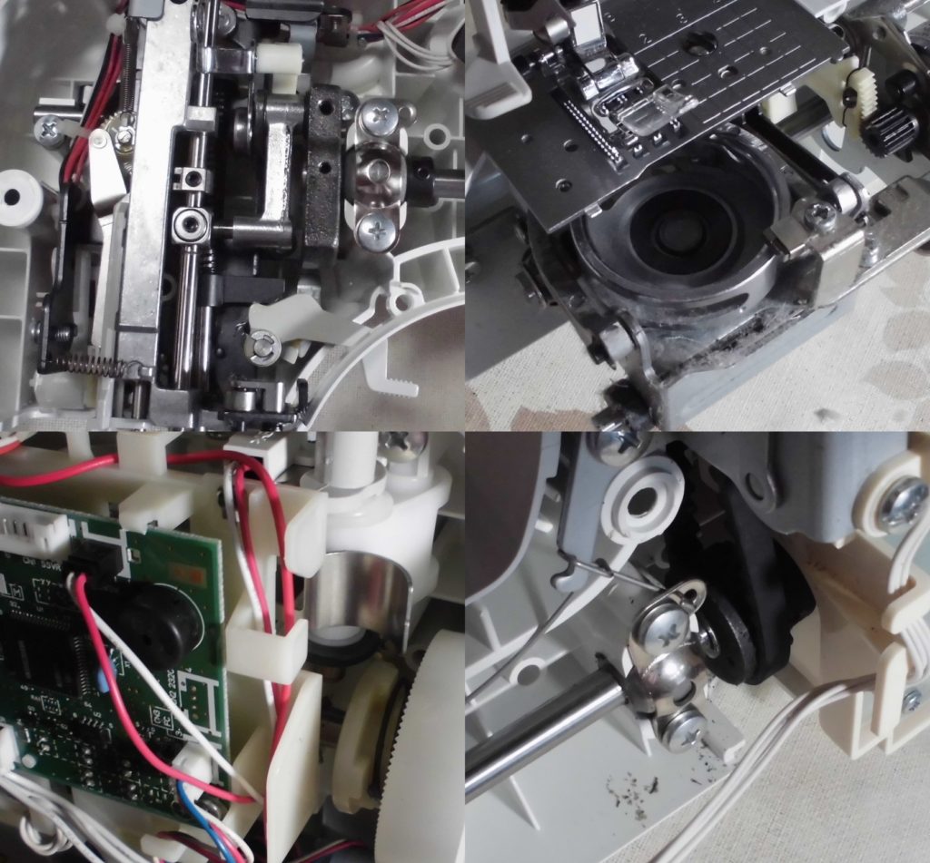 CPS48の故障や不具合|エラーE6、はずみ車が重い、ガタガタ音、縫えない