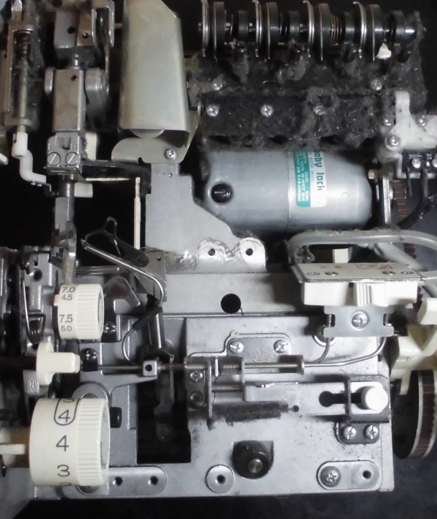 BL57（衣縫人）の分解オーバーホールメンテナンス修理｜（株）ジューキbabylockミシン