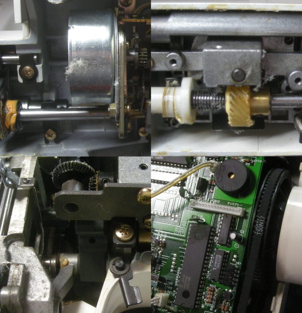 Computer7900の故障や不具合｜はずみ車が硬く動かない、縫えない