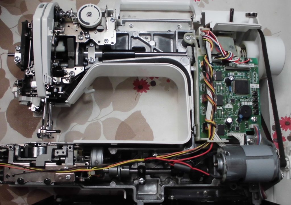 CPS72(フェリエⅡ)の分解オーバーホールメンテナンス修理|brotherミシン
