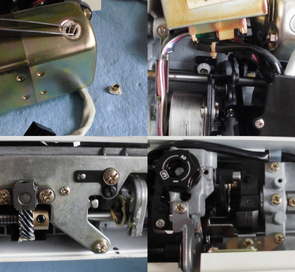 メモリークラフト5500の分解オーバーホールメンテナンス修理｜ジャノメミシン