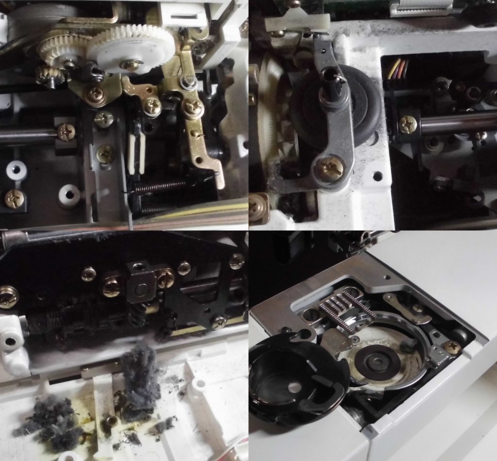 セシオEX-Ⅲ(9201)の全体メンテナンス修理|JANOMEミシン