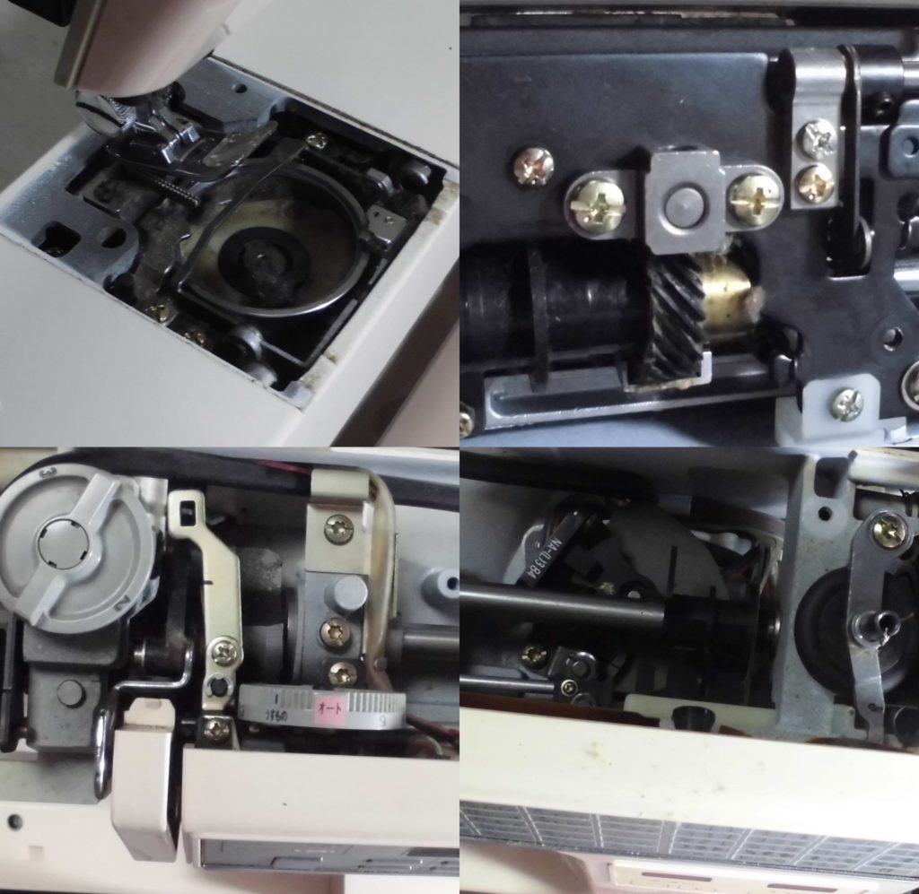 センサークラフト7200(825型)の分解オーバーホールメンテナンス修理|ジャノメミシン