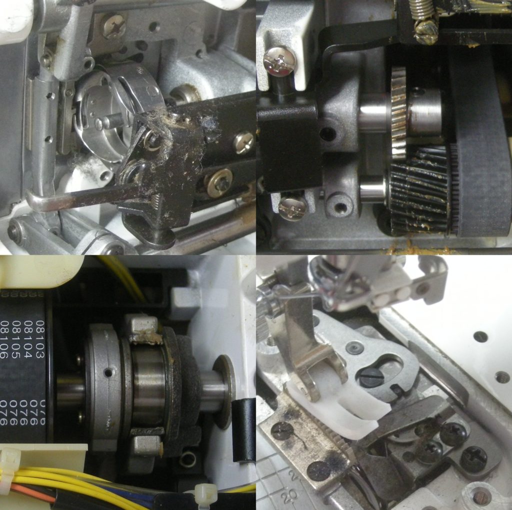 TL-98DX(SPUR98deluxe)の分解オーバーホールメンテナンス修理|JUKIミシン