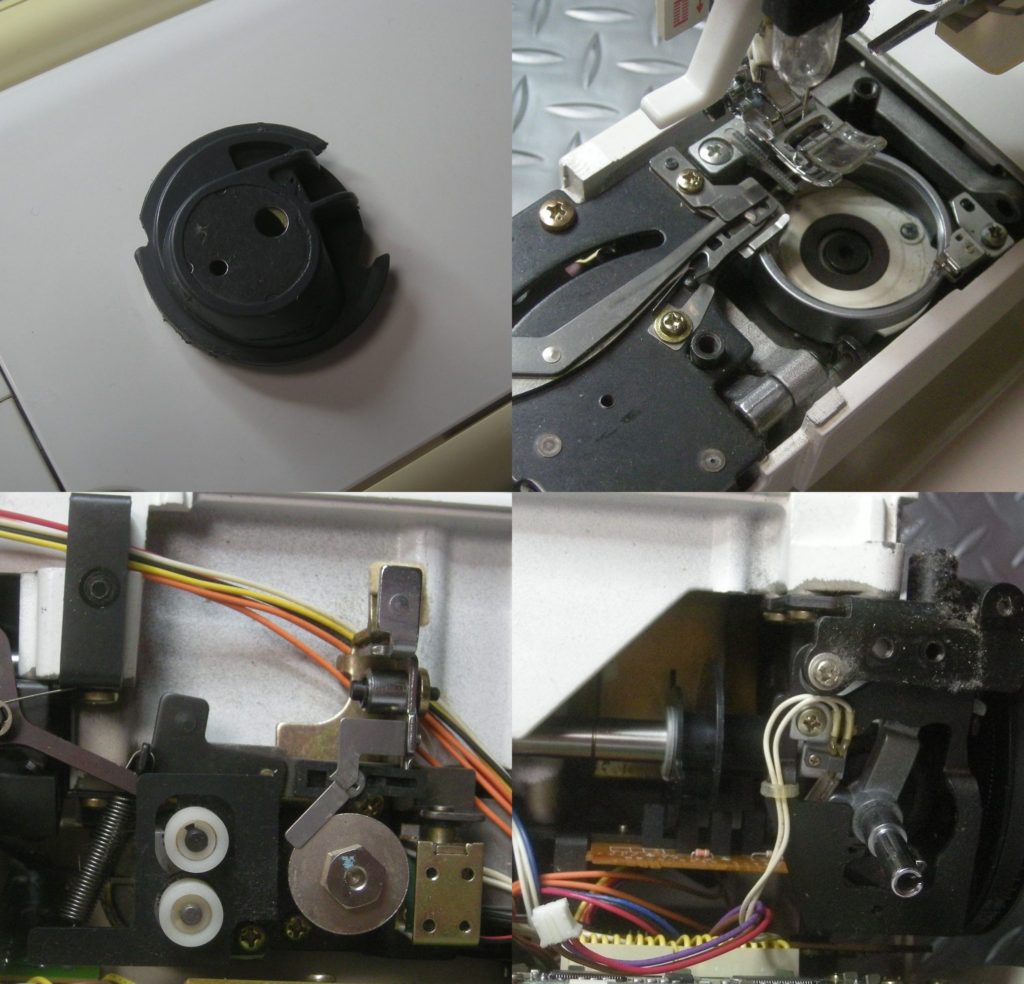 Computer9700（アプリコット）の分解オーバーホールメンテナンス修理｜SINGERミシン