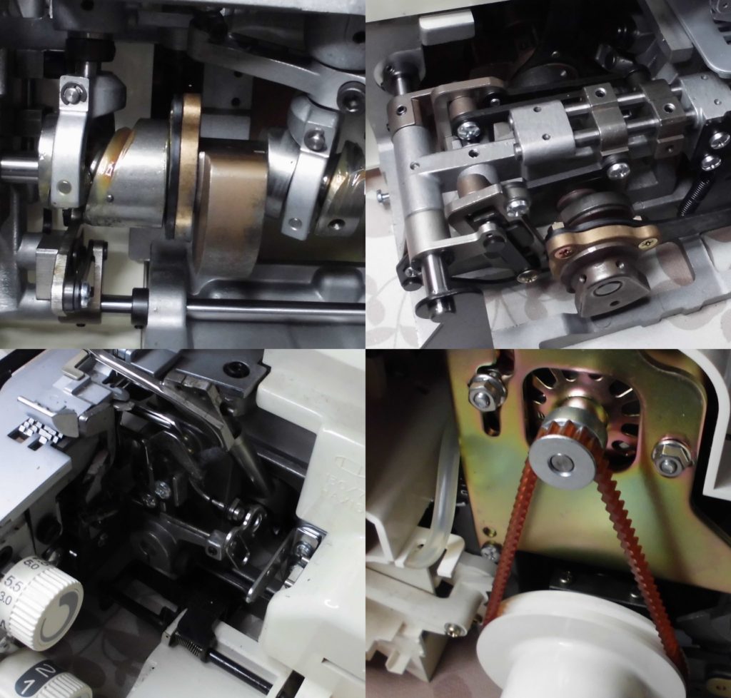 衣縫人(Proline4)の分解オーバーホールメンテナンス修理|(株)ジューキbabylockミシン