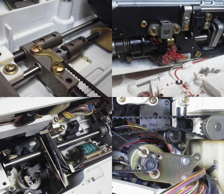 SECIO8300の分解オーバーホールメンテナンス修理｜JANOMEミシン