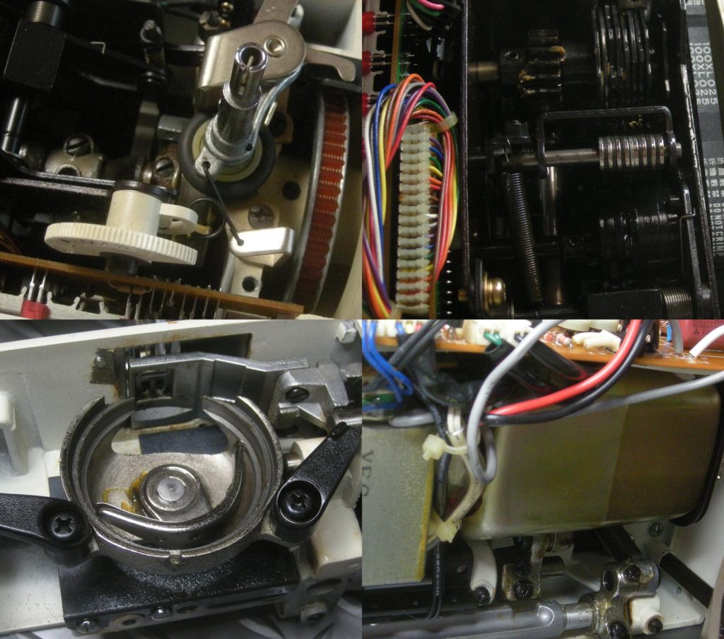 SRE-1210(MERRITT)の分解オーバーホールメンテナンス修理|SINGERミシン