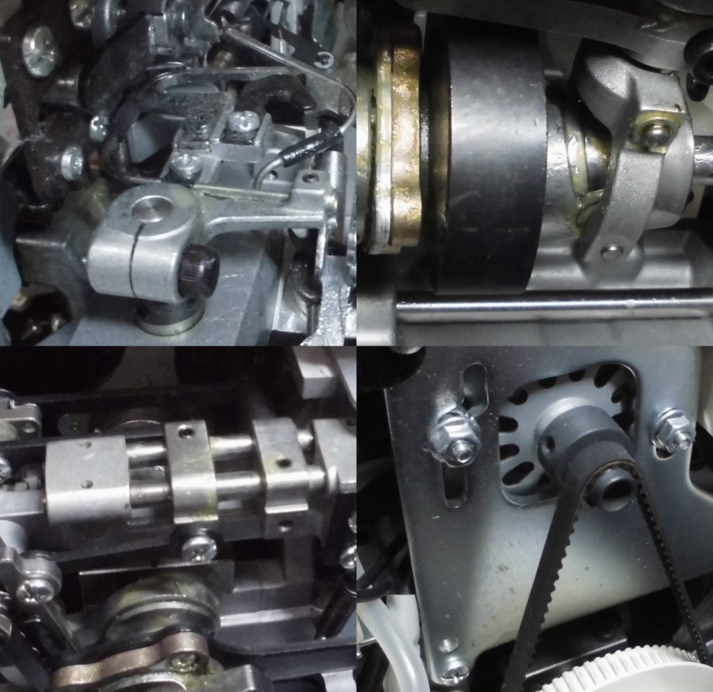 衣縫人BL54の故障、不具合｜ロックミシンが動かない、縫えない、プーリーが固くて回らない