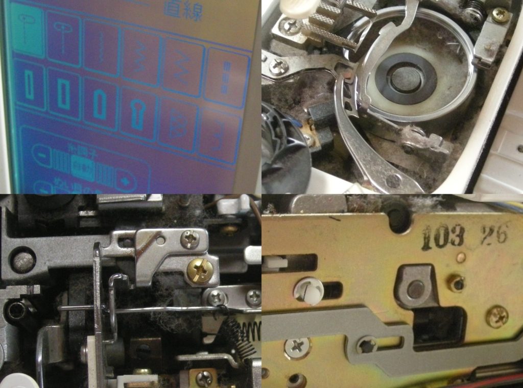 HZL-009(jupre)の分解オーバーホールメンテナンス修理|JUKIミシン