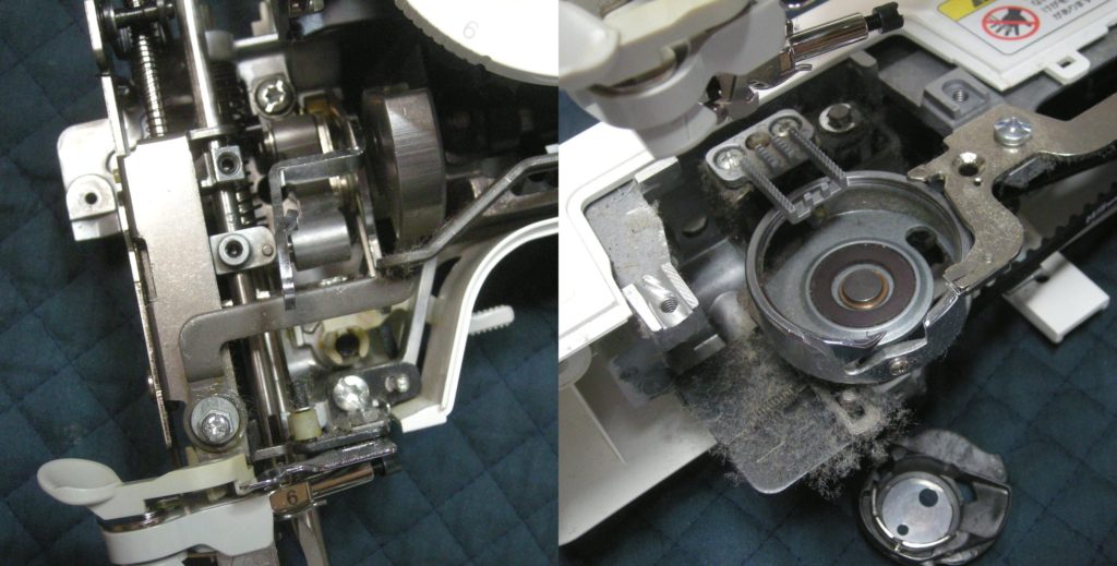 ELU51の故障や不具合|針棒がグラグラして布を貫通しない