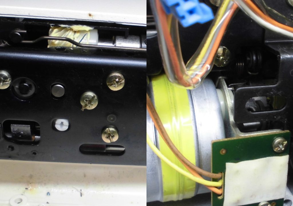 メモリークラフト6000の故障、不具合|全体オーバーホールメンテナンス修理|蛇の目