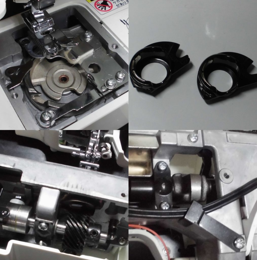 QT-900ETの故障、不具合|部品破損、釜ずれ、縫えない、糸が絡む