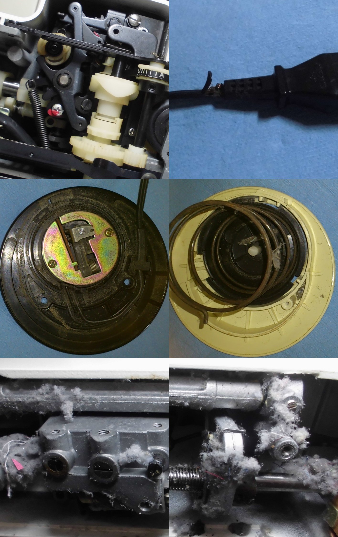 ジャノメミシン修理｜エクセル817｜フットコントローラーの断線（ミシンが動かない） – 小さなミシン修理専門店