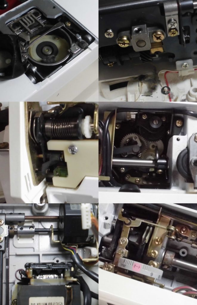 SECIO8200の分解オーバーホールメンテナンス修理｜ジャノメミシン修理