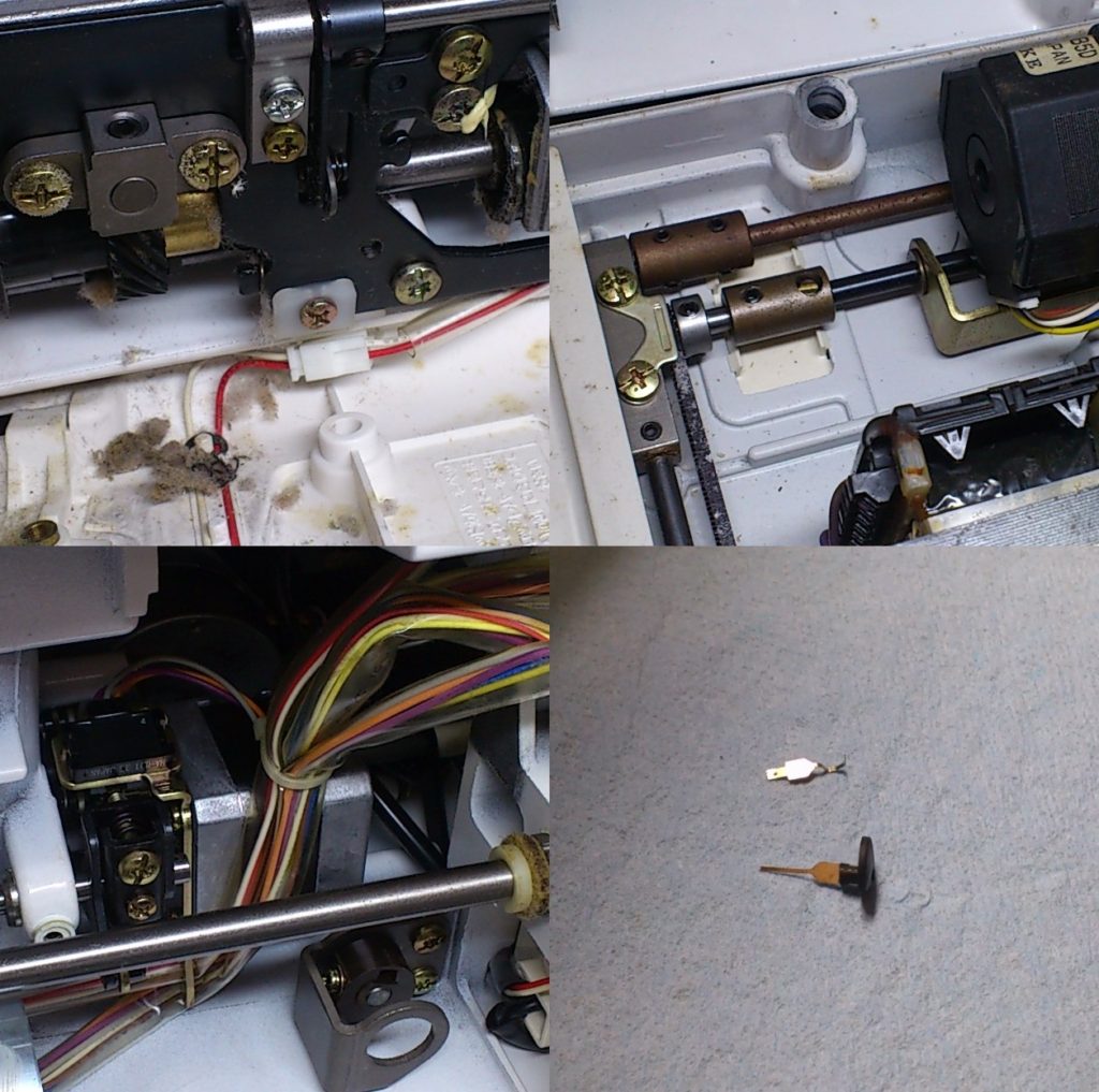 ミシンのステッピングモーターエラー