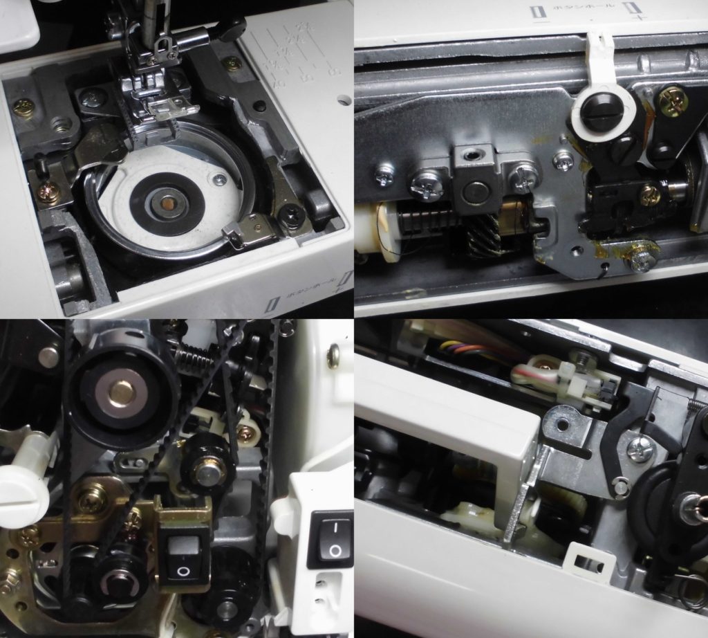 アニュドールY707の全体メンテナンス修理｜ジャノメミシン修理