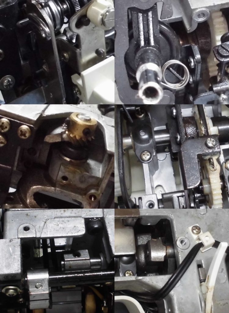 AG-001の分解オーバーホールメンテナンス修理｜アックスヤマザキミシン修理