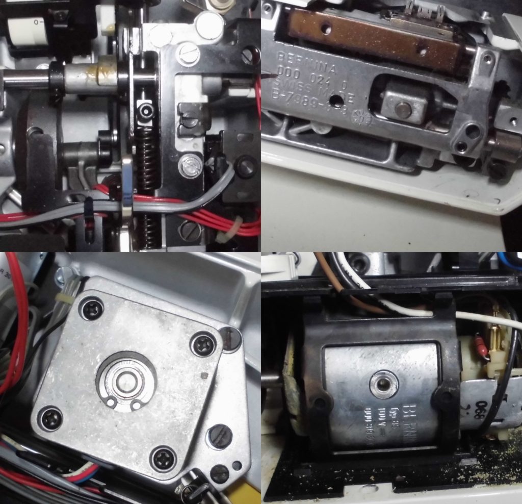 ホリデーヌ1240の分解オーバーホールメンテナンス修理｜ベルニナミシン修理