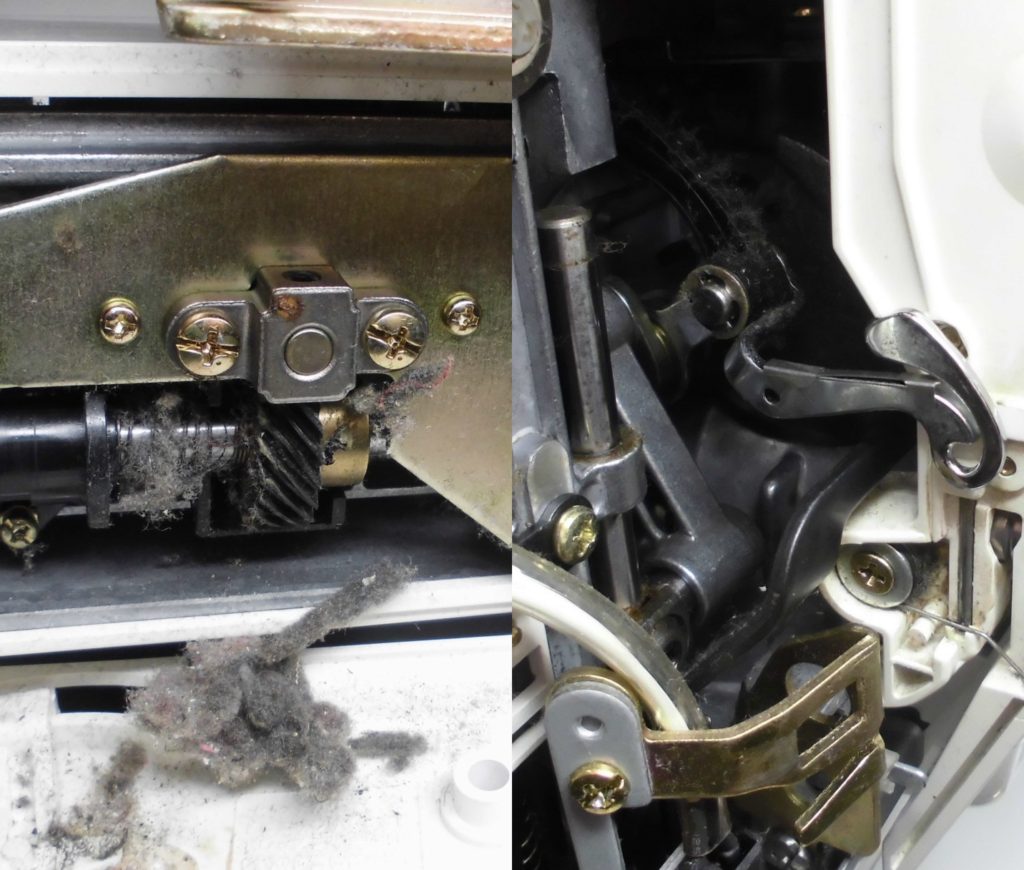 ジャノメミシンJP-500の分解オーバーホールメンテナンス修理｜ジャノメミシン修理