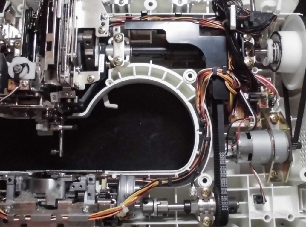 P100の分解オーバーホールメンテナンス修理|EMS10|ブラザーミシン修理