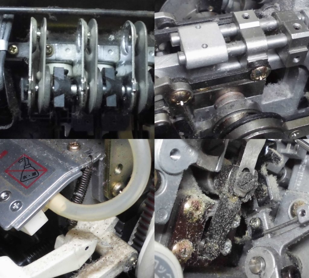 衣縫人BL55の故障や不具合|はずみ車が回らない、動かない、糸が通らない、縫えない