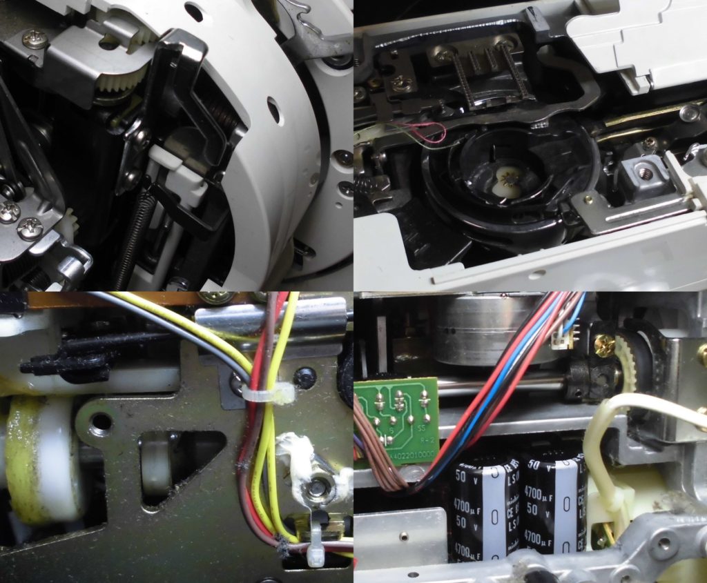 HZL-010Nの全体メンテナンス修理｜綺麗に縫えない、エラー、不具合