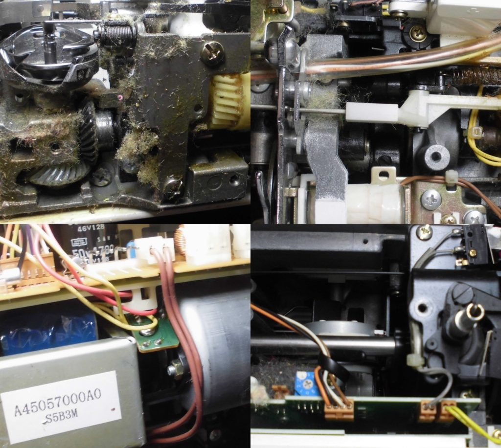 HZL-7900の全体メンテナンス修理|JUKIコンピューターミシン