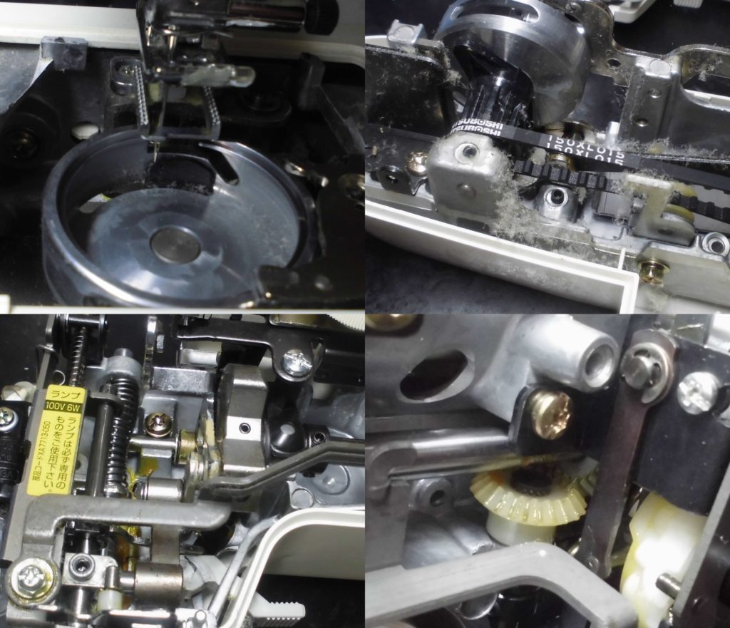 Affectの故障や不具合|下糸が上がらない、釜が回らない、縫えない