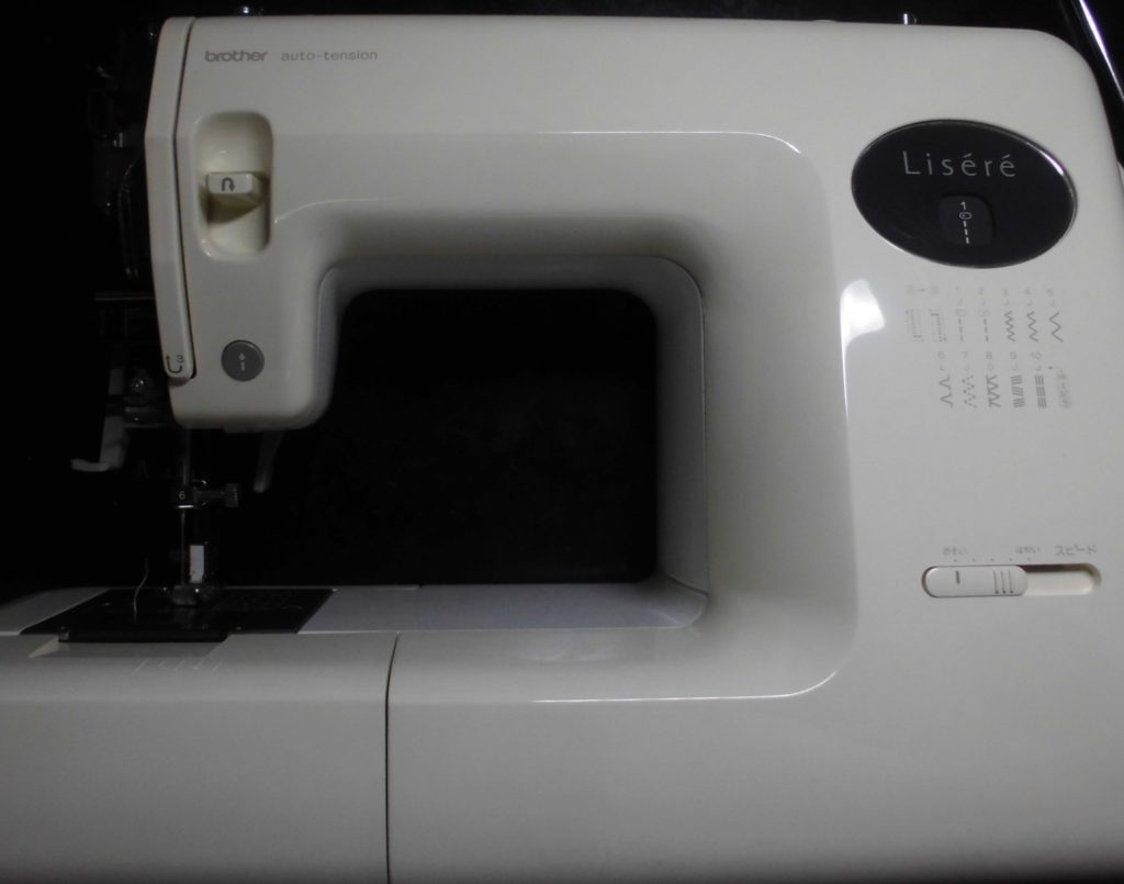 ブラザーミシン修理｜ZZ3-B580｜LISERE｜返し縫いしない、綺麗に縫えない