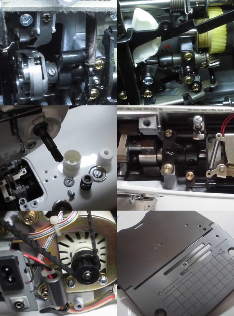 AKT-8の分解オーバーホールメンテナンス修理｜ブラザー職業用ミシン修理