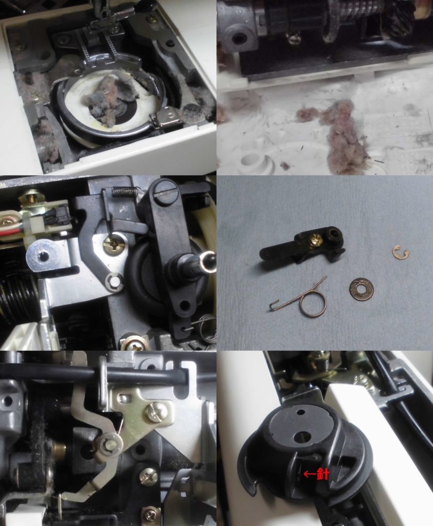 CheerioSPECIAL920の故障や不具合|返し縫いしない、布を送らない、縫えない、糸が絡む