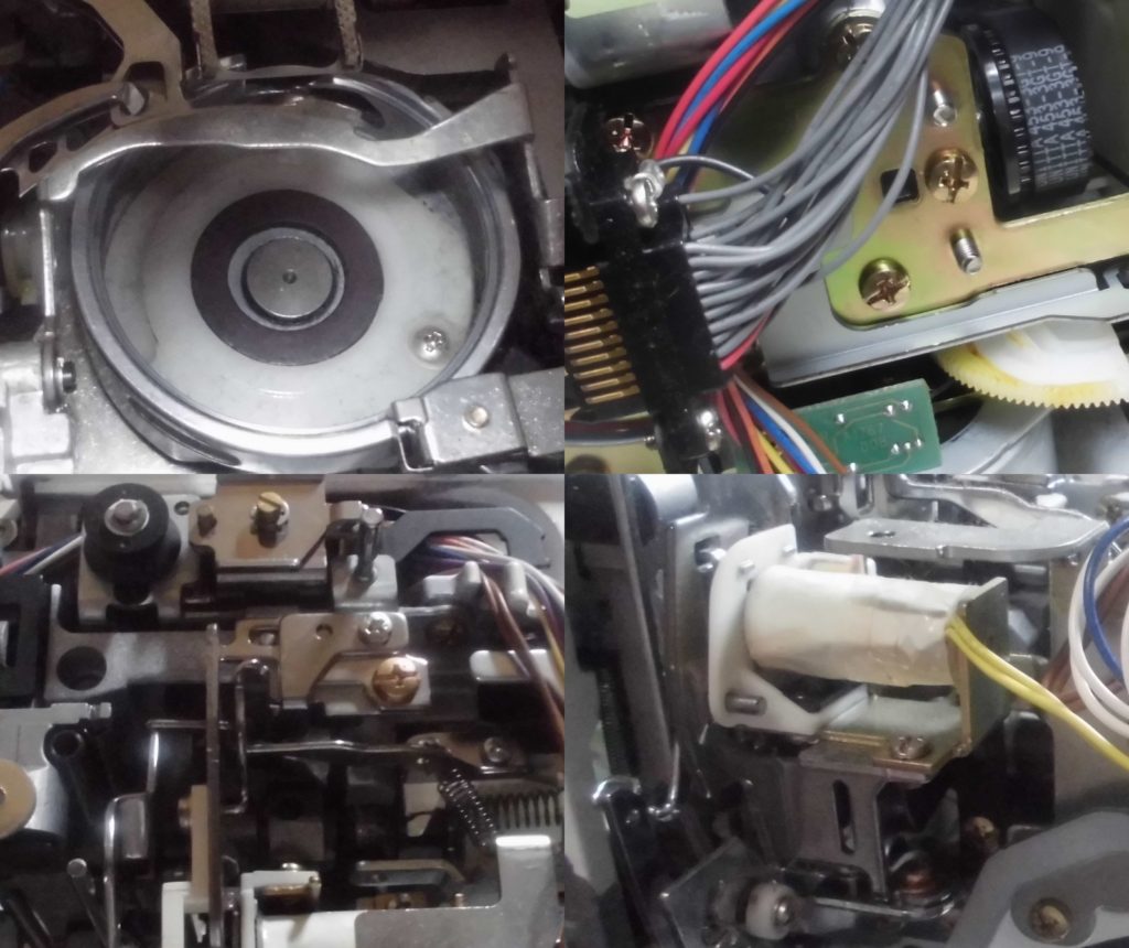 HZL-009の分解オーバーホールメンテナンス修理|JUKIミシン