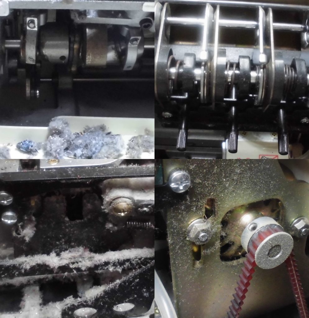 衣縫人の整備、故障｜動かない、はずみ車が回らない、手回しでは動く