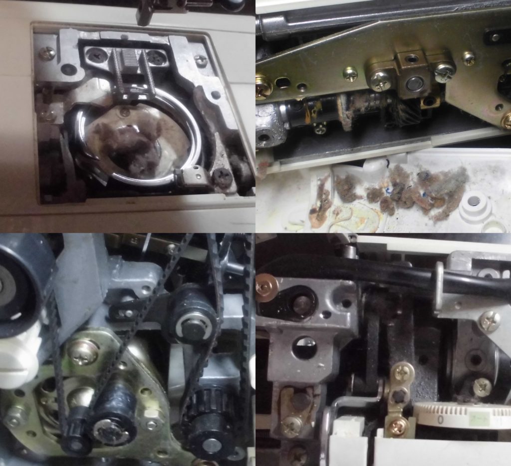 JANOMEミシン5380の全体メンテナンス修理(オーバーホール)