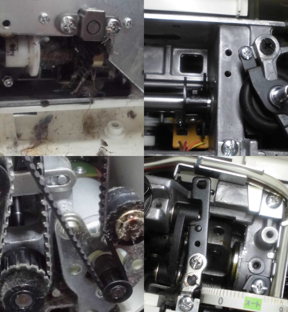 ジャノメ6860の全体メンテナンス修理｜異音、糸絡み、糸調子不良