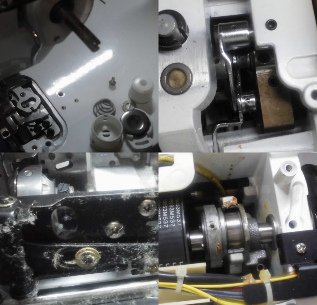 SPUR98specialの全体オーバーホールメンテナンス修理|JUKIミシン