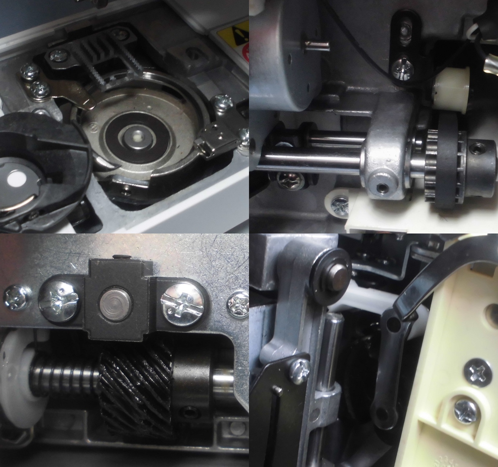 釜の傷研磨、清掃、注油、グリスアップ、調整