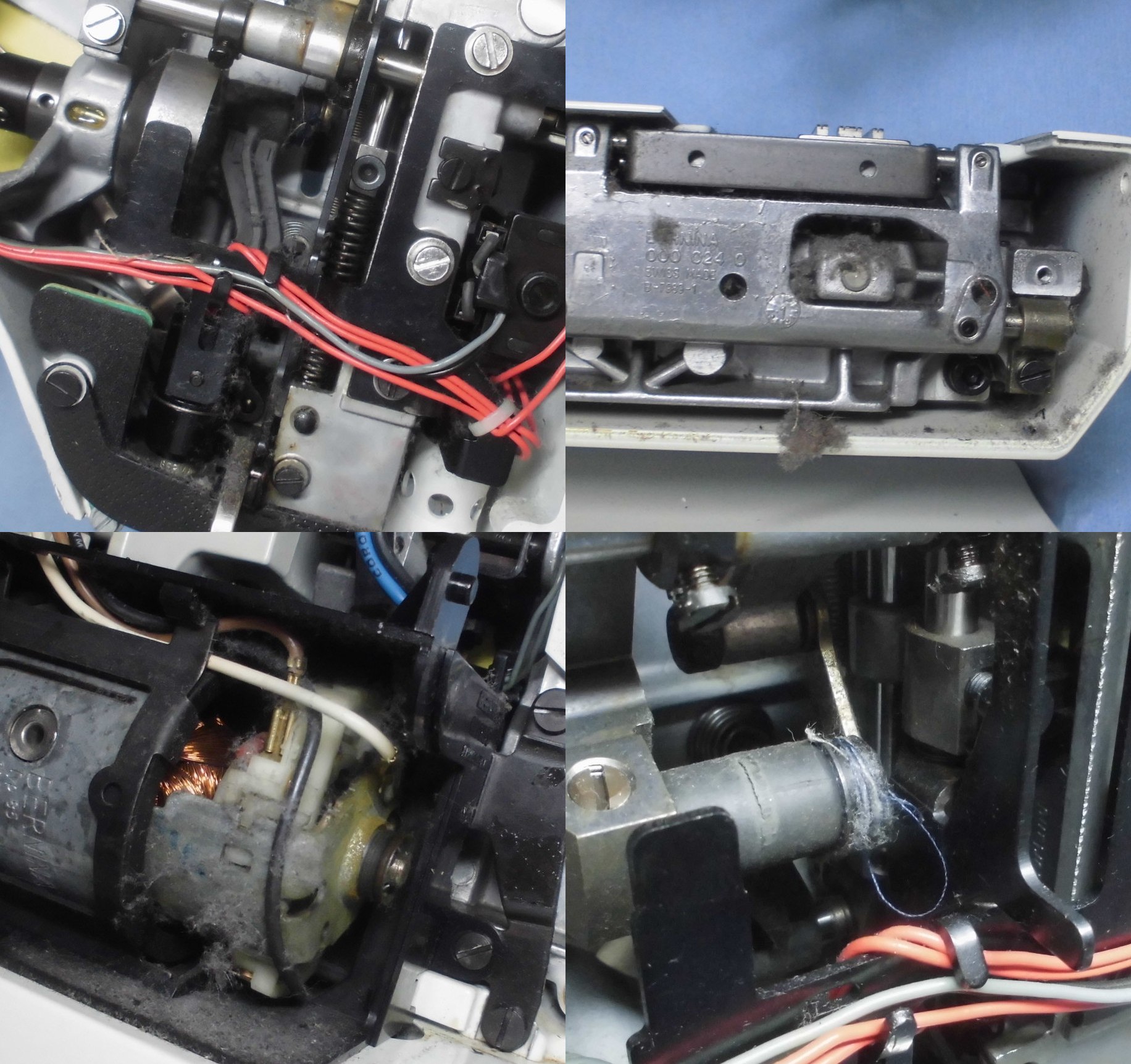 ホリデーヌ1240の故障、不具合|異音、針が下りない、モーター不良、糸絡み