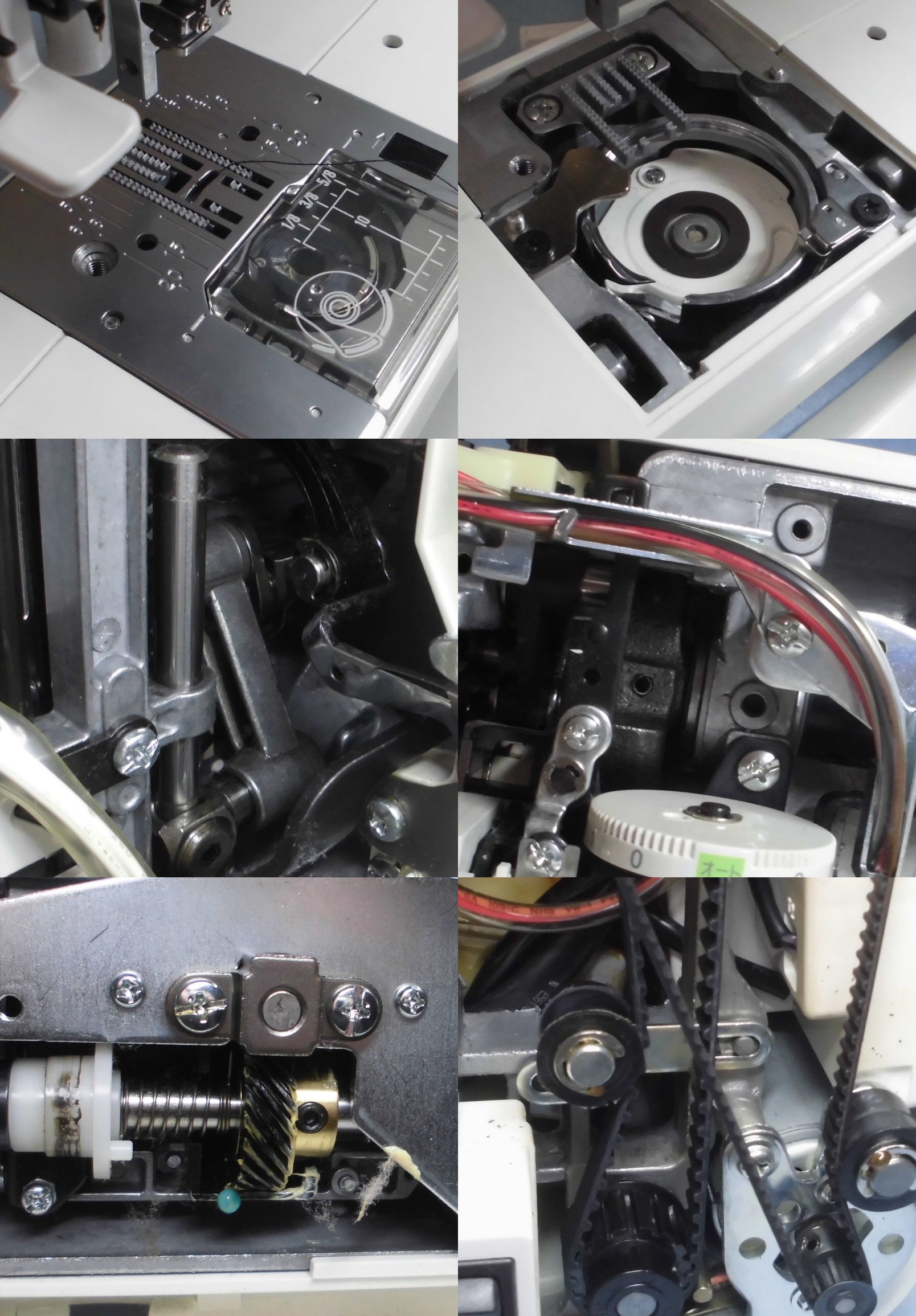 ANGELIC6580の全体メンテナンス｜ジャノメミシン