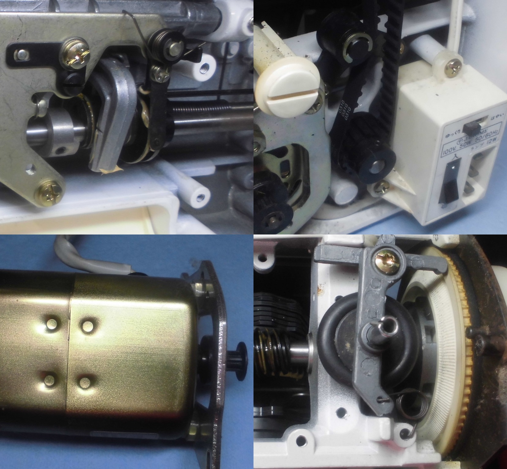 Plaire636の全体オーバーホールメンテナンス｜ジャノメミシン