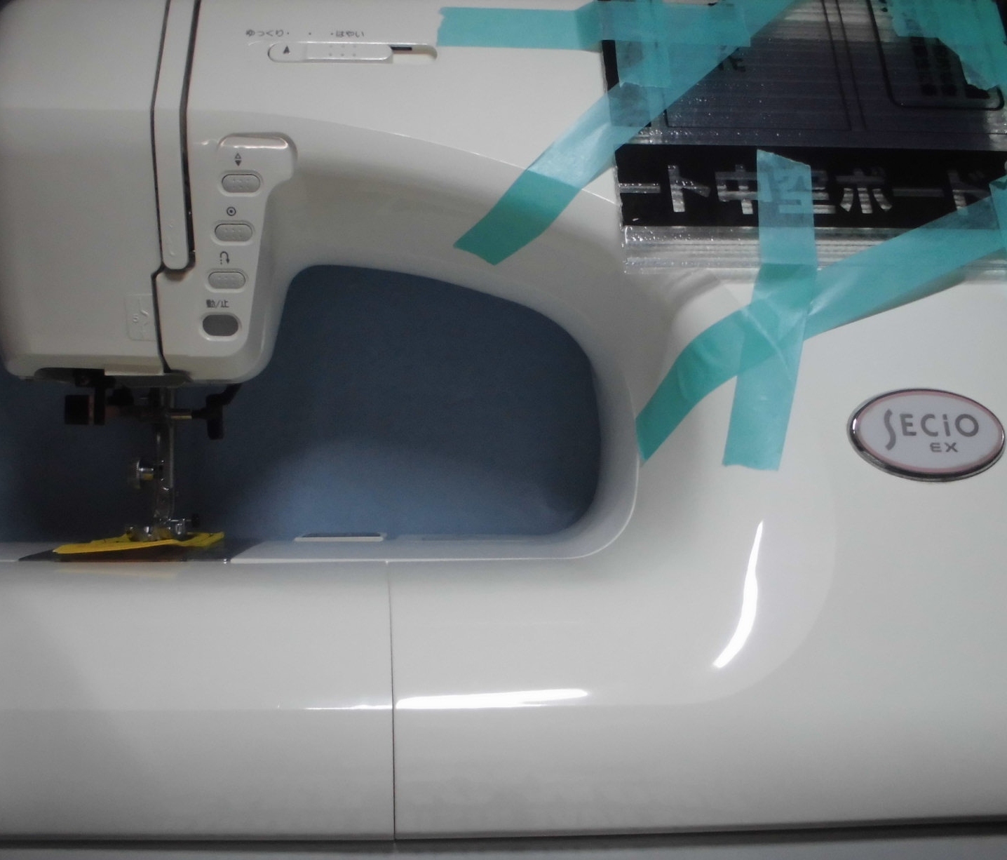 ジャノメミシン修理｜セシオEX（model9000）｜文字縫い、模様縫いが正常に縫えない