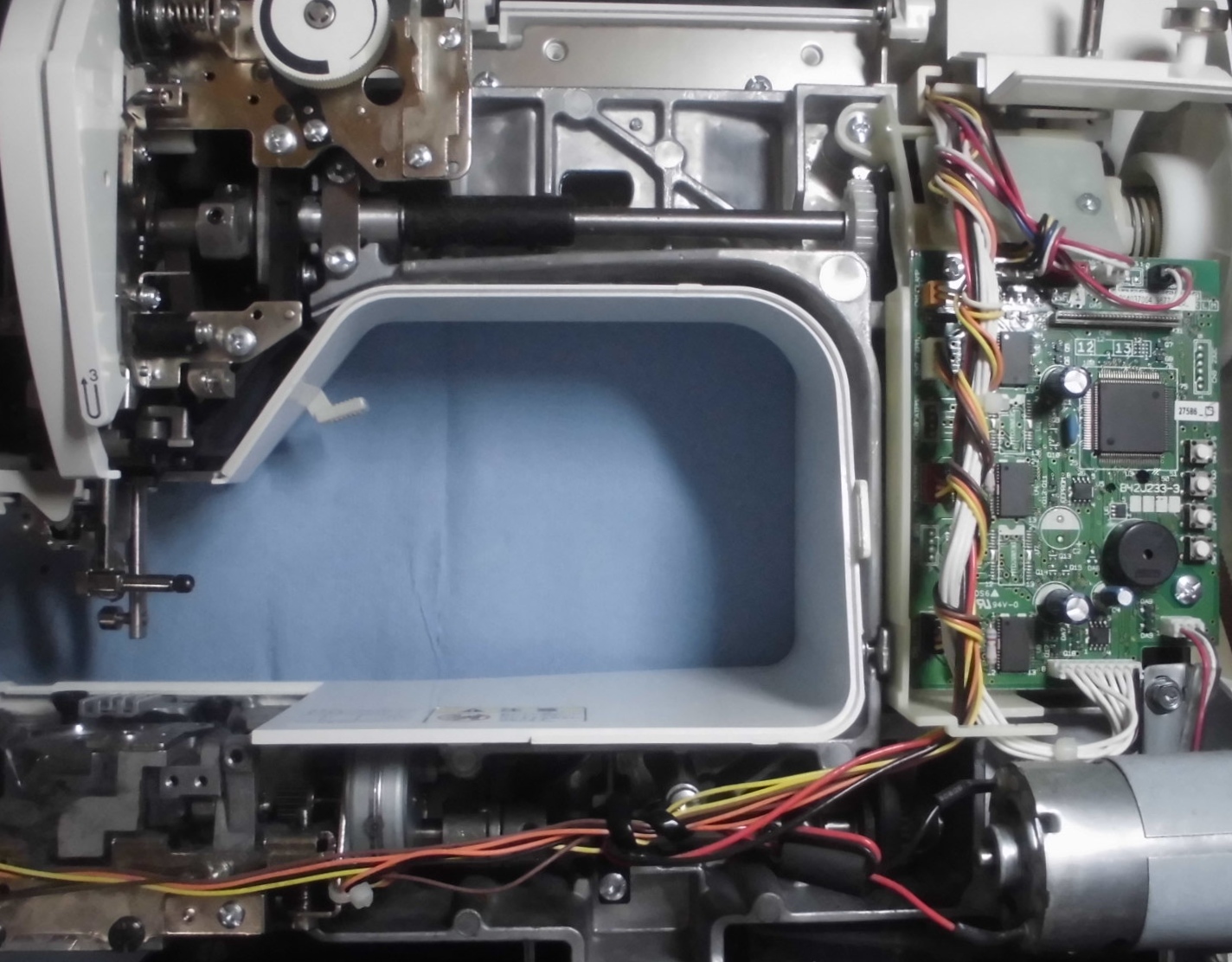 CPS7701の分解オーバーホールメンテナンス｜brotherミシン、SOREIL80