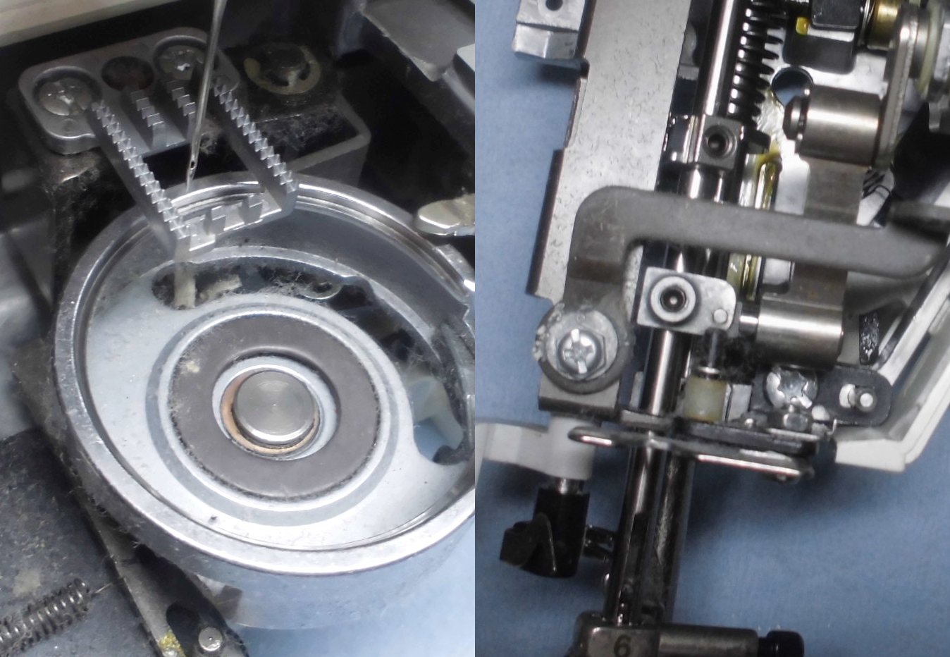 ブラザーミシンELU53シリーズの故障や不具合|目飛び、下糸をすくわない、針棒がグラグラする