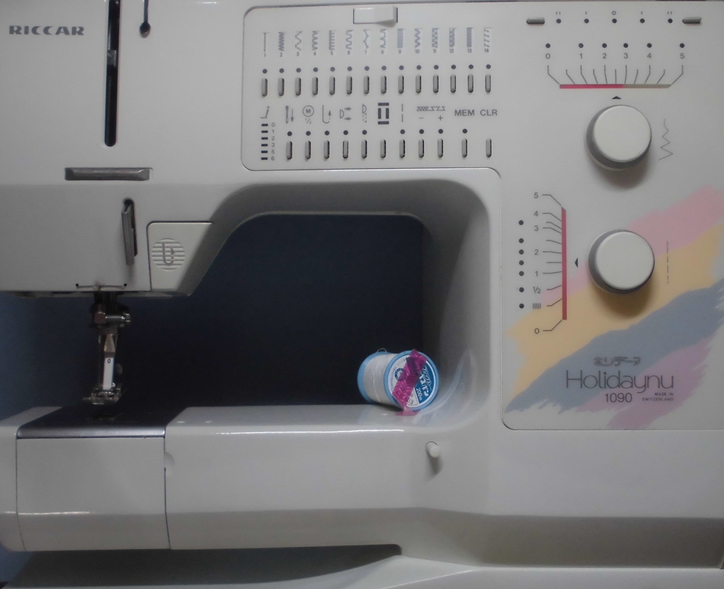 リッカーミシン修理｜ホリデーヌ1090｜布を正常に送らない、返し縫いしない、縫えない