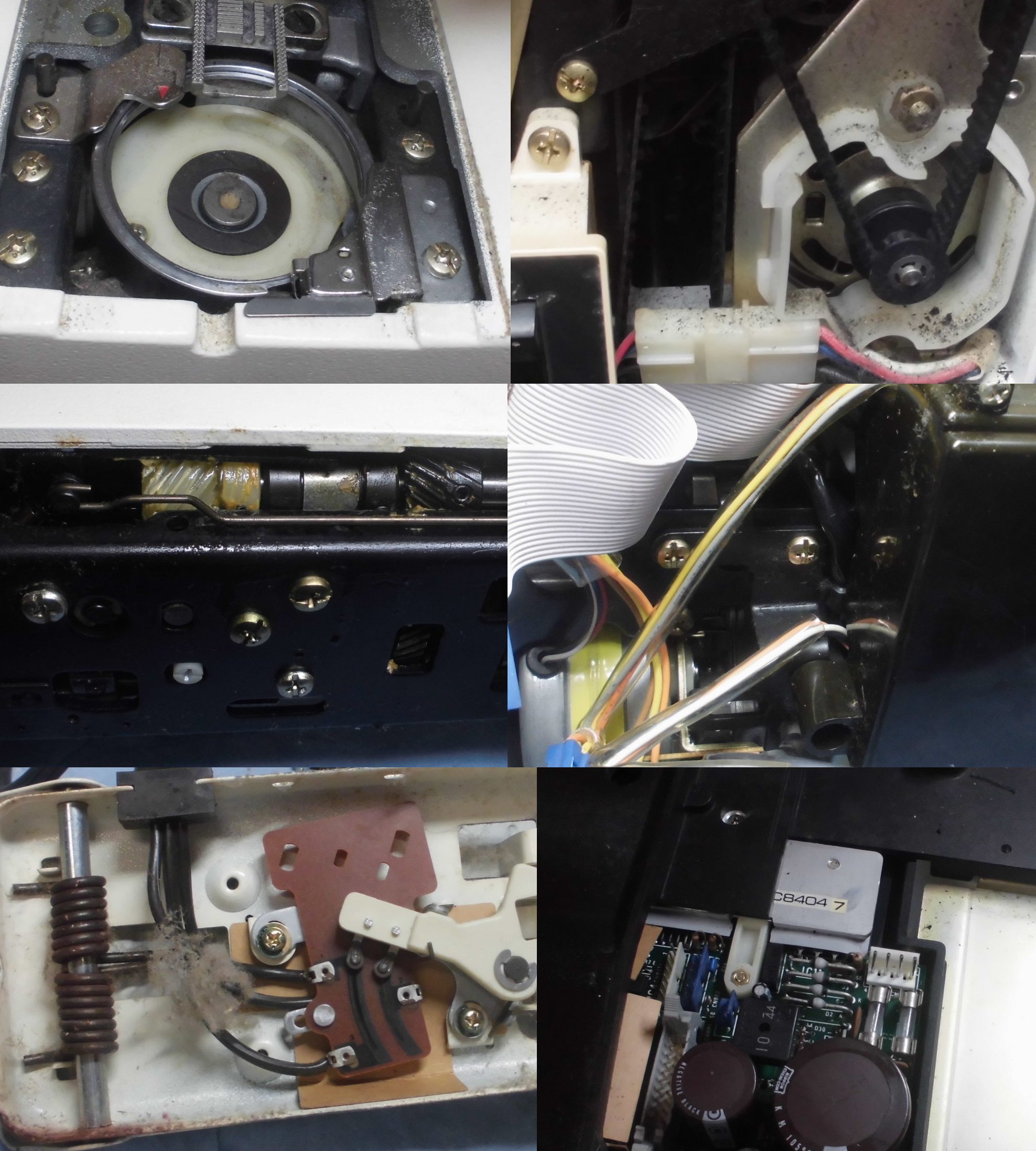 メモリークラフト6000の全体オーバーホールメンテナンス|ジャノメミシン修理