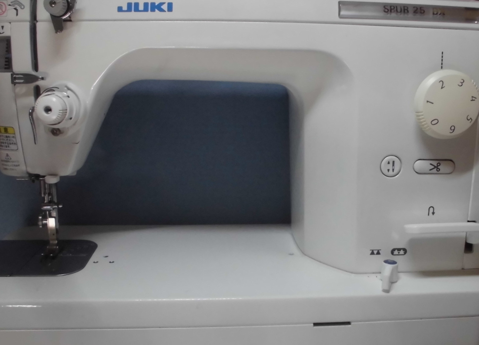 JUKIミシン修理｜SPUR25DX（TL-25DX）｜下糸は巻けるが縫うことが出来 