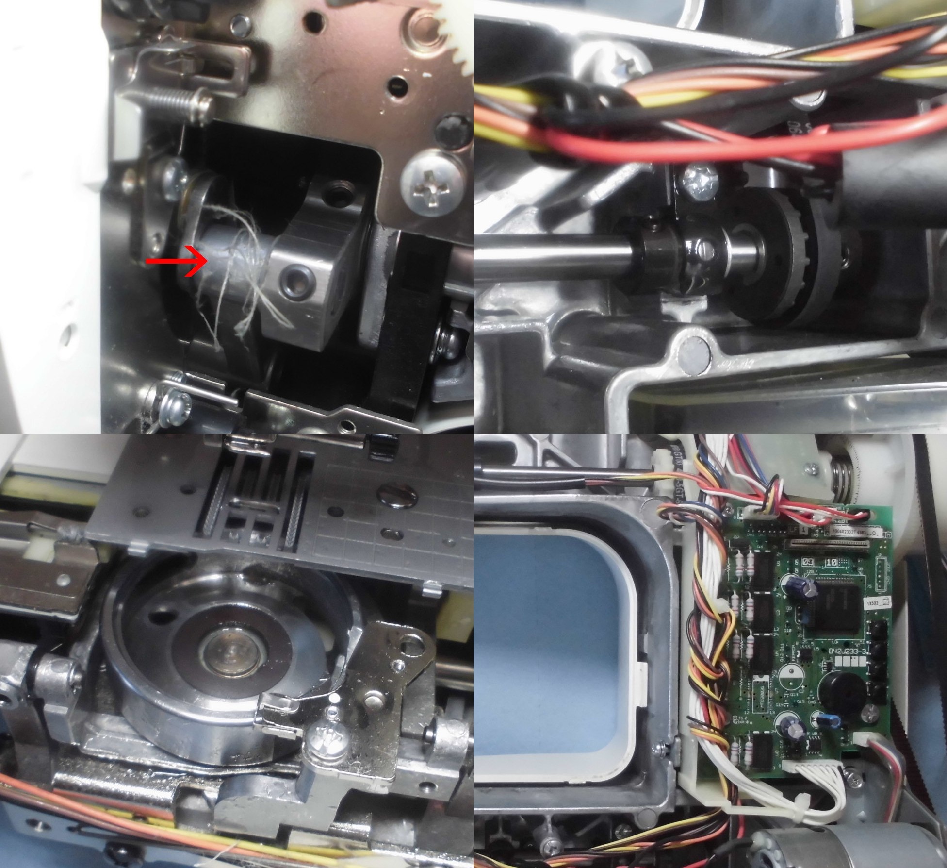 ブラザーコンピューターミシンPC-8000の故障や不具合｜金属の焼き付き、固着、不動