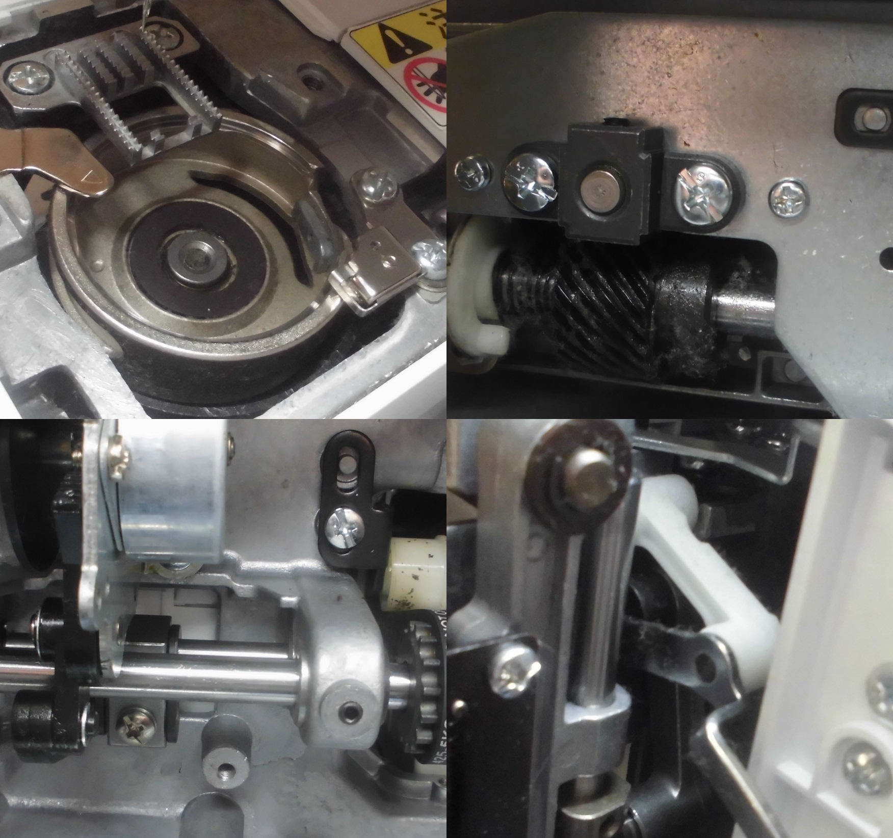 シンガーミシン SP-01Nの全体メンテナンス修理